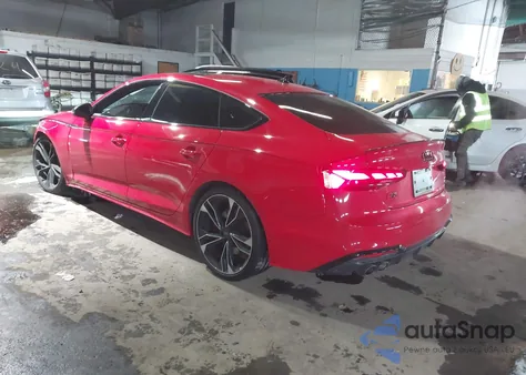 2024 Audi S5 Sportback Premium Plus Tfsi Quattro Tiptronic из США, поврежденный, VIN WAUC4CF54RA122774